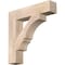 Ekena Millwork Balboa Block Smooth Bracket, Douglas Fir, 5 1/2"W x 28"D x 28"H BKT06X28X28BOA05SDF - alternate 1